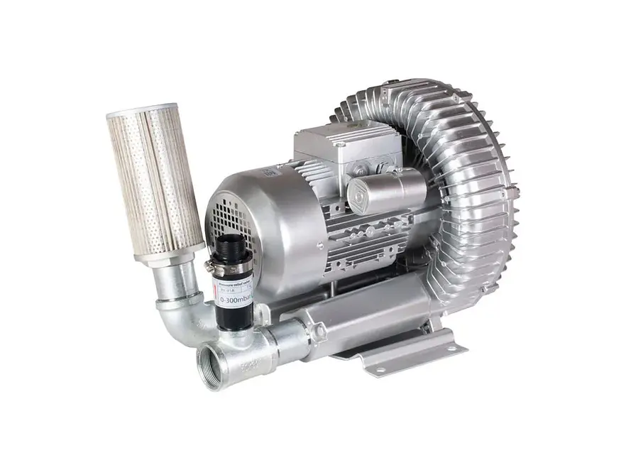 Blower Regenerativo 1HP MONTEE MS-750ST-220-F 220V Trifásico 5 mca con Filtro - Foto 3 | aztools.co