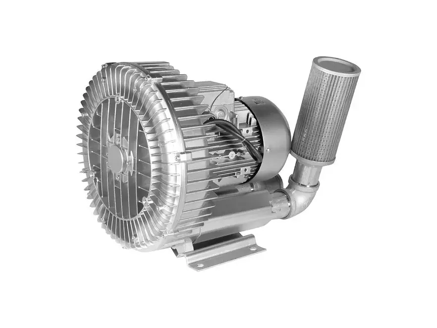 Blower Regenerativo 1.5HP MONTEE MS-1100ST-F 220V Trifásico 5 mca con Filtro - Foto 1 | aztools.co