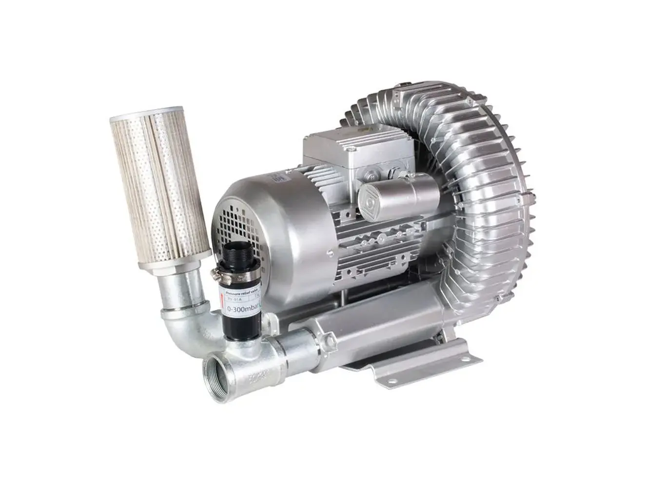 Blower Regenerativo 1.5HP MONTEE MS-1100ST-F 220V Trifásico 5 mca con Filtro - Foto 3 | aztools.co