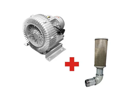 Blower Regenerativo 2HP MS-1500S-F 200 m³/h 220V Monofásico 32 kPa 2” - Foto 4 | aztools.co