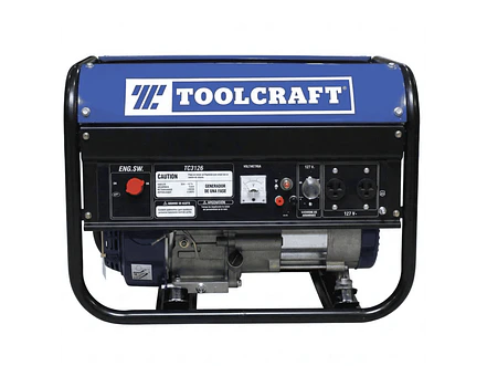 Planta Eléctrica a Gasolina 2500W  Toolcraft TC3136 - Foto 1 | aztools.co