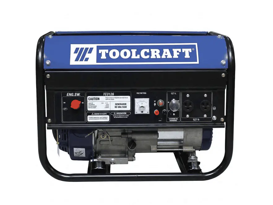Planta Eléctrica a Gasolina 2500W  Toolcraft TC3136 - Foto 1 | aztools.co