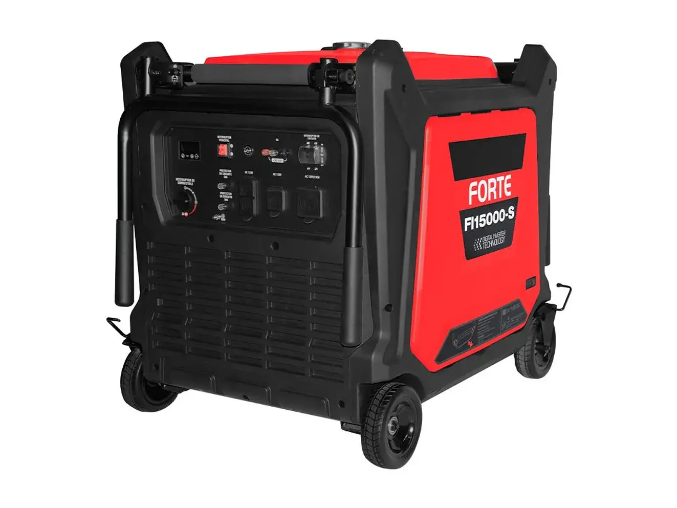 Planta eléctrica Inversor FORTE 13kW Fi15000-S Silencioso 75dB 120V/240V Inverter - Foto 4 | aztools.co