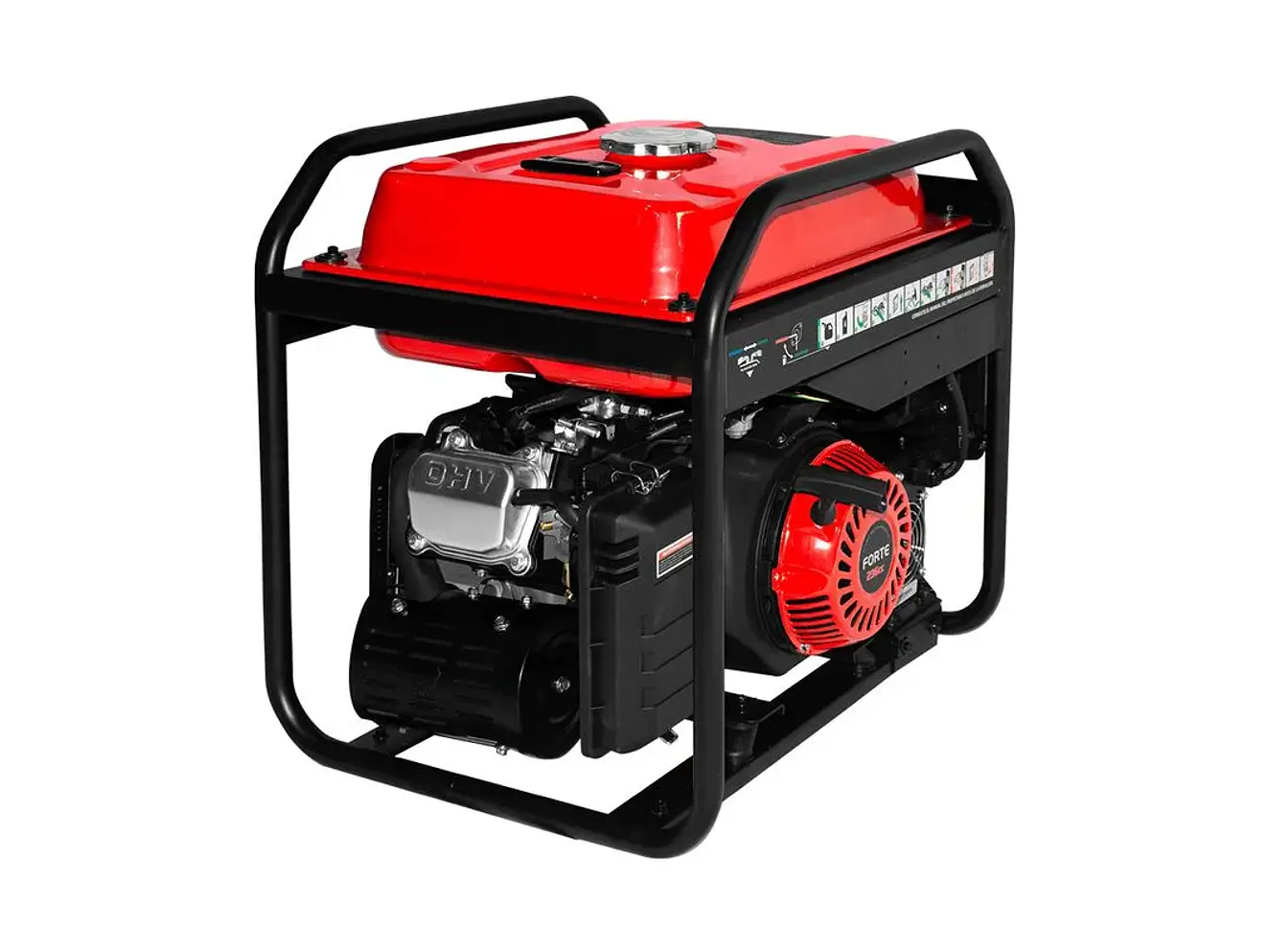 Motosoldador Inverter Gasolina 8HP FORTE 4kW / 4000 Watts Monofásico - FORTE WGI4000 - Foto 4 | aztools.co