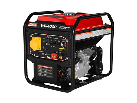Motosoldador Inverter Gasolina 8HP FORTE 4kW / 4000 Watts Monofásico - FORTE WGI4000 - Foto 3 | aztools.co