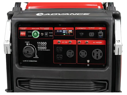 Planta Eléctrica Inverter ADVANCE 11kW / 11000 Watts AG12000iSER Silenciosa 60dB 110V/220V - Foto 3 | aztools.co