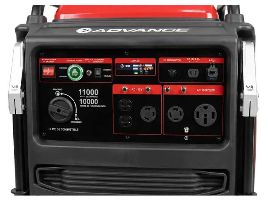 Planta Eléctrica Inverter ADVANCE 11kW / 11000 Watts AG12000iSER Silenciosa 60dB 110V/220V - Foto 3 | aztools.co