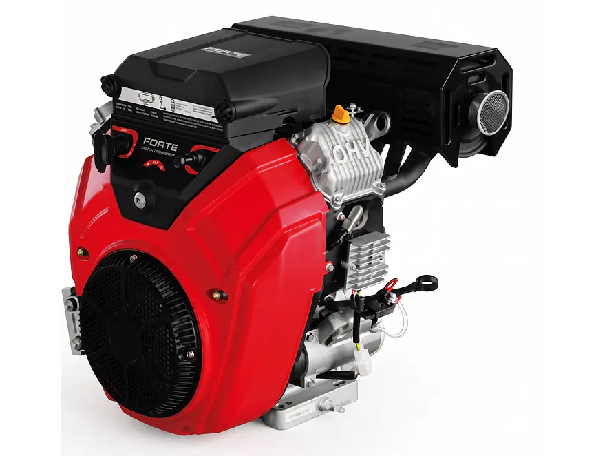 Motor a Gasolina FORTE 35HP GM1000FD Bicilíndrico Eje 1-1/2” 999cc 3600 RPM - Envío a todo Colombia | aztools.co