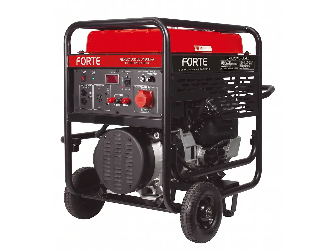 Planta Eléctrica Gasolina 19kW 35HP Trifásica - FORTE  FGT20000 - Foto 2 | aztools.co