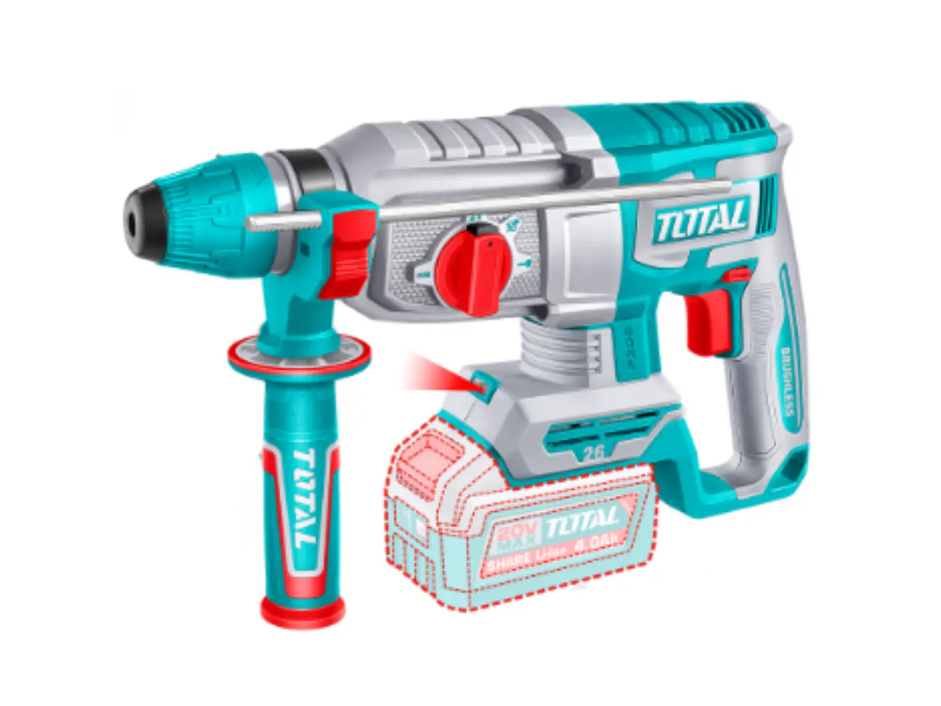 Taladro inalambrico rotomartillo 1