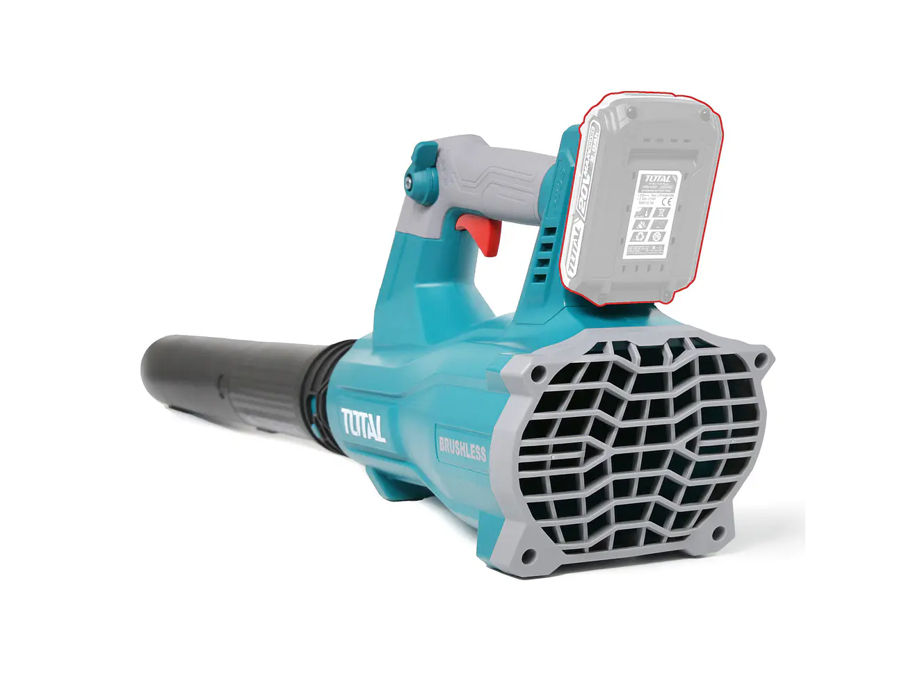 Sopladora Inalámbrica 20V TOTAL TABLI20428 - Brushless, Turbina Axial y Velocidad Variable - Foto 5 | aztools.co