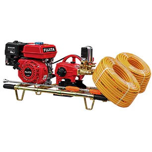Fumigadora Estacionaria 6.5HP FUJITA B3HL30L65M Doble Manguera y Lanza 435 PSI