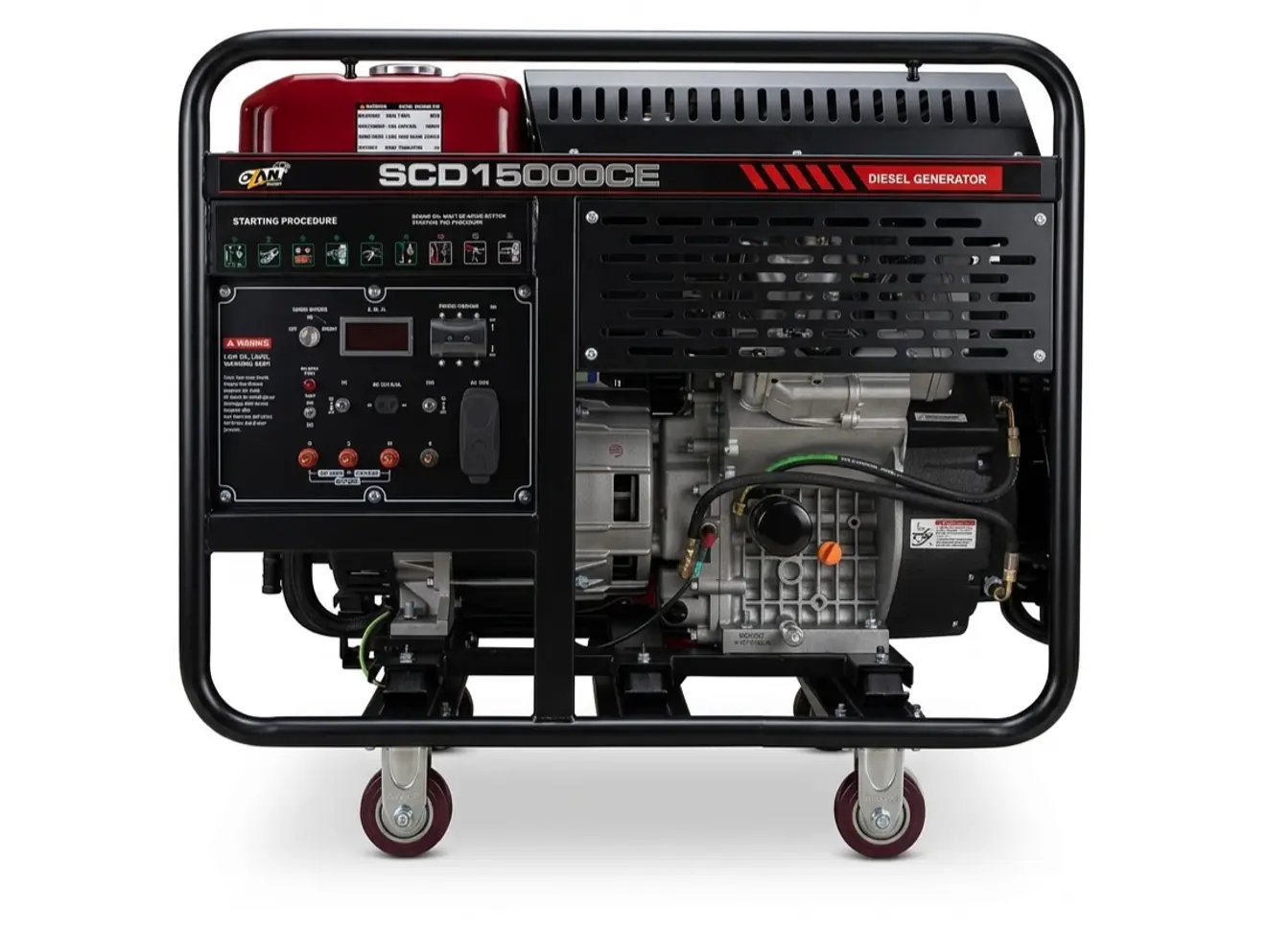 Planta Eléctrica Diésel 13 kVA (13kW) Fujita SCD15000CE 110V/220V - Foto 1 | aztools.co