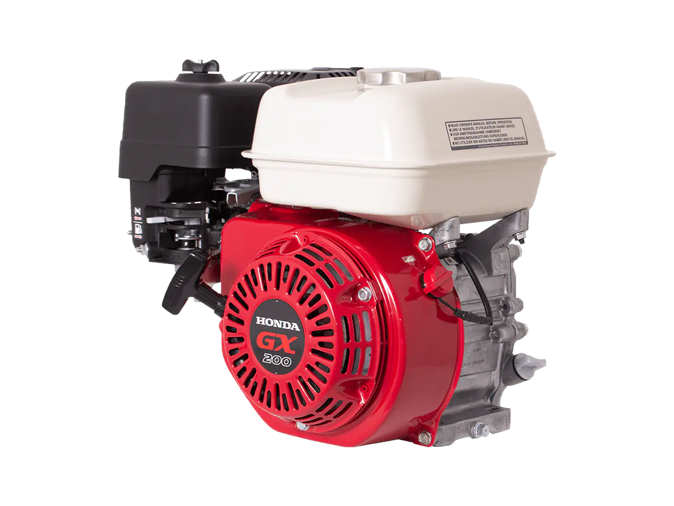 Motor a Gasolina Honda GX200H2 LHB2 6.5HP 1800RPM Reductor Eje Cuña 20mm - Foto 2 | aztools.co