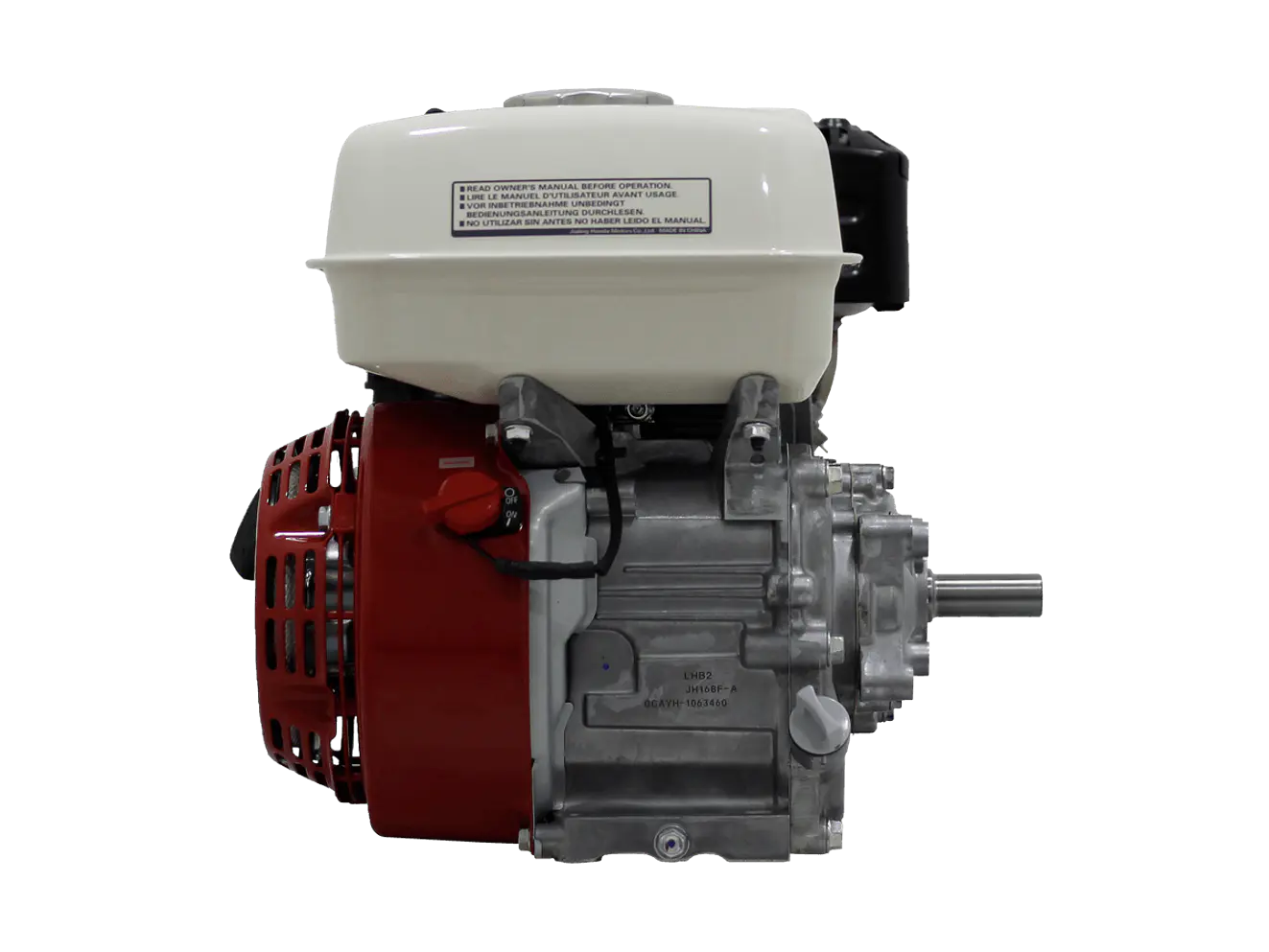 Motor a Gasolina Honda GX200H2 LHB2 6.5HP 1800RPM Reductor Eje Cuña 20mm - Foto 3 | aztools.co