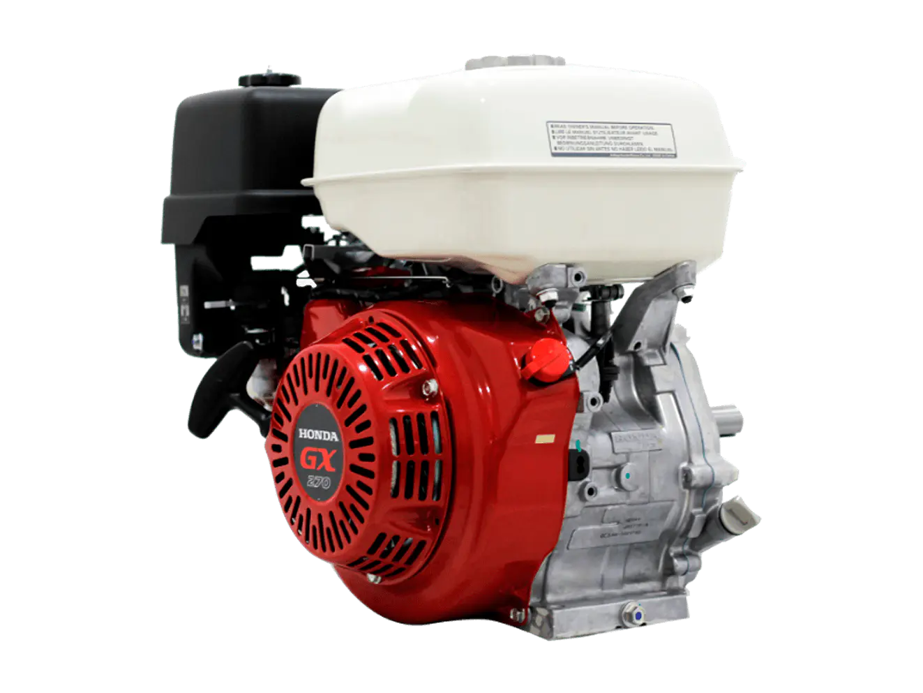 Motor a Gasolina Honda GX270H2 QH 9HP 3600RPM Eje Cuña 1” Filtro Doble - Foto 2 | aztools.co