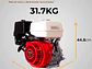 Motor a Gasolina Honda GX390H2 QH1 13HP 3600RPM Eje Cuña 1” Filtro Doble - Miniatura 6 | aztools.co