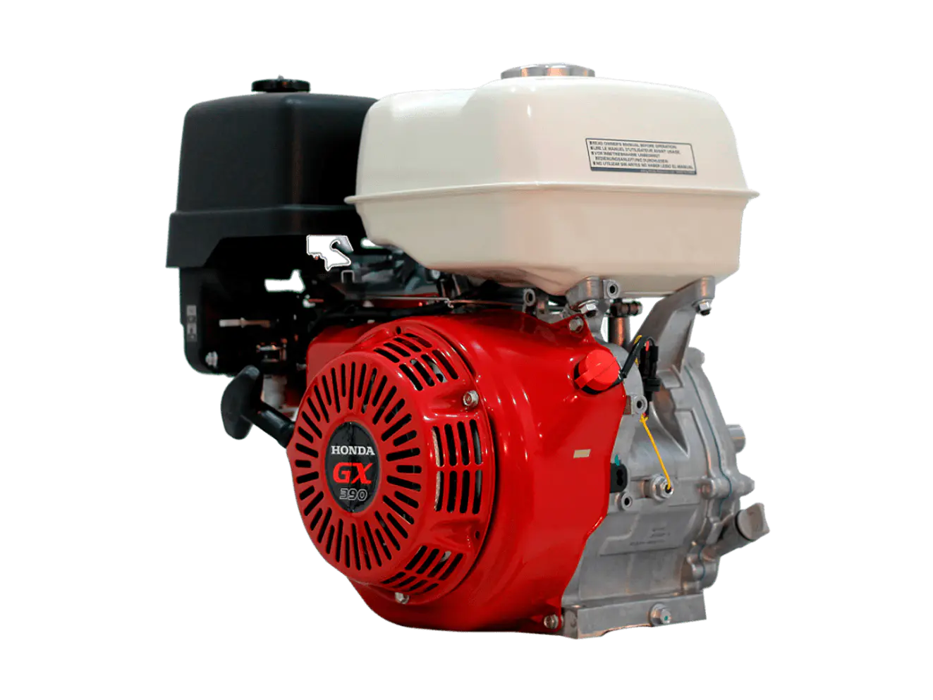 Motor a Gasolina Honda GX390H2 QX 13HP 3600RPM Alerta de Aceite Eje 1” - Foto 1 | aztools.co