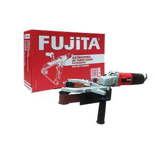 Satinadora de Tubos Inox Fujita 1300W FST13180INOX Lijadora Banda 40x760mm