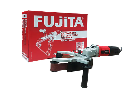 Satinadora de Tubos Inox Fujita 1300W FST13180INOX Lijadora Banda 40x760mm - Foto 2 | aztools.co