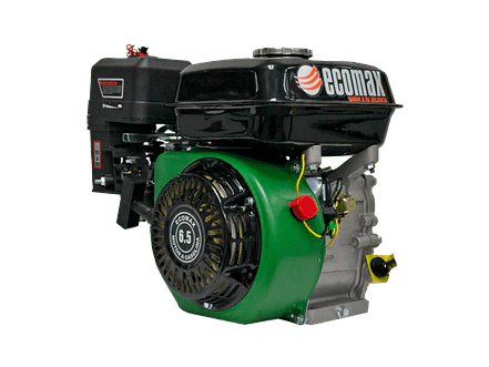 Motor a Gasolina Economax ME200 L 6.5HP 1800RPM Reductor Alerta Aceite Eje 20mm - Foto 2 | aztools.co