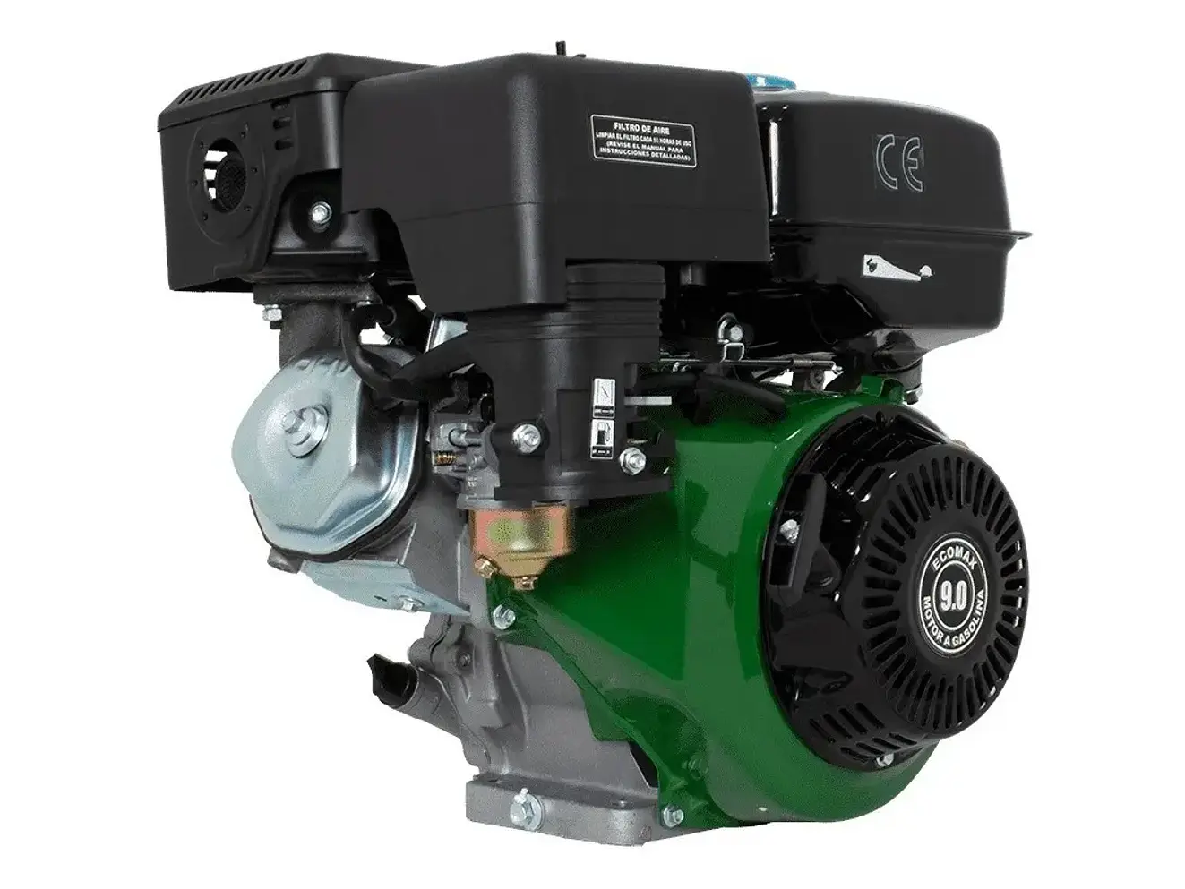 Motor a Gasolina Economax ME270K PQ 9HP 3600RPM Eje Cuña-Rosca 1” - Foto 1 | aztools.co
