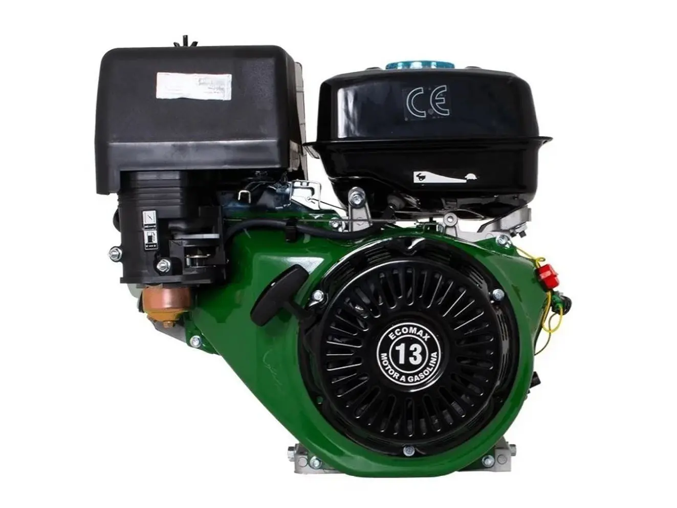Motor a Gasolina Economax ME390K PQ 13HP 3600RPM Eje Cuña-Rosca 1” - Foto 1 | aztools.co