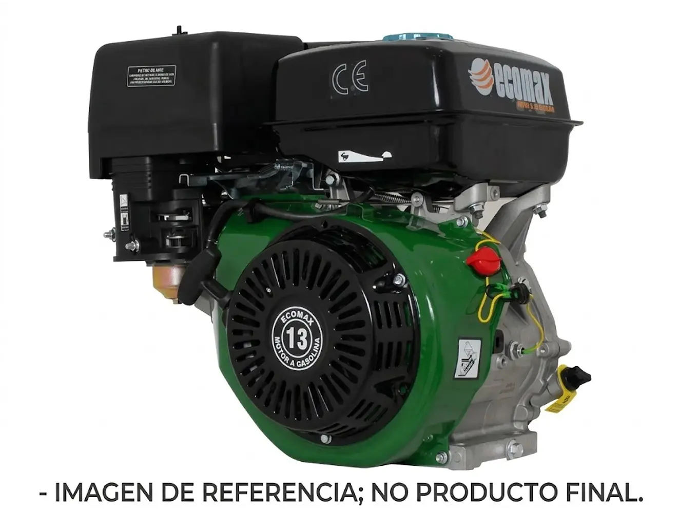 Motor a Gasolina Economax ME390K PQ-E 13HP Arranque Eléctrico Eje Cuña-Rosca 1” - Foto 2 | aztools.co