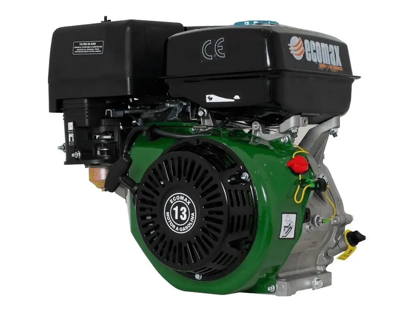 Motor a Gasolina Economax ME390K PQ-E 13HP Arranque Eléctrico Eje Cuña-Rosca 1” - Foto 1 | aztools.co