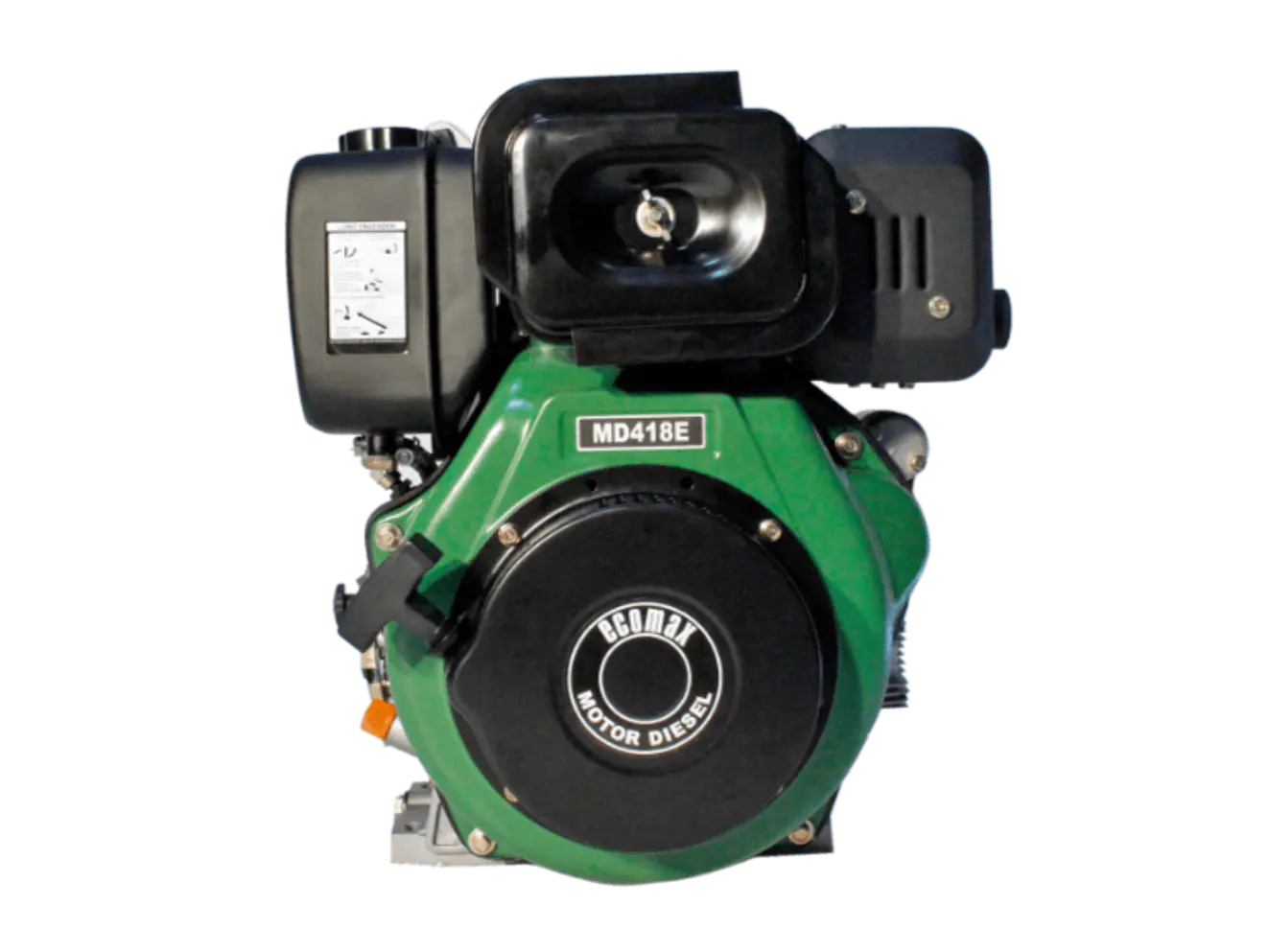 Motor Diésel Ecomax MD418E-L 10HP Arranque Eléctrico Eje Cuña-Rosca 1” - Foto 1 | aztools.co