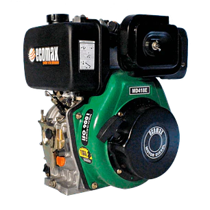 Motor Diésel Ecomax MD418E-L 10HP Arranque Eléctrico Eje Cuña-Rosca 1”