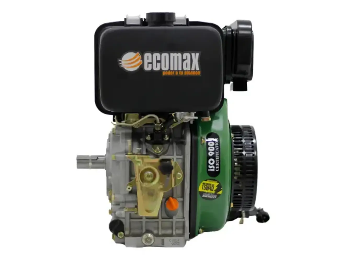 Motor Diésel Ecomax MD418SAE-L 10HP 1800RPM Reductor Arranque Eléctrico Eje 30mm - Foto 2 | aztools.co