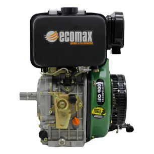 Motor Diésel Ecomax MD418SAE-L 10HP 1800RPM Reductor Arranque Eléctrico Eje 30mm