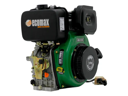 Motor Diésel Ecomax MD418SAE-L 10HP 1800RPM Reductor Arranque Eléctrico Eje 30mm - Foto 1 | aztools.co