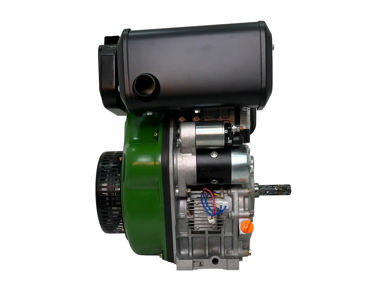 Motor Diésel Ecomax MD519QE-L 15HP 3600RPM Arranque Eléctrico Eje Cuña 1” - Foto 4 | aztools.co