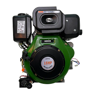 Motor Diésel Ecomax MD519QE-L 15HP 3600RPM Arranque Eléctrico Eje Cuña 1”