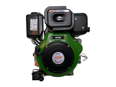 Motor Diésel Ecomax MD519QE-L 15HP 3600RPM Arranque Eléctrico Eje Cuña 1” - Foto 2 | aztools.co