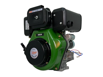 Motor Diésel Ecomax MD519QE-L 15HP 3600RPM Arranque Eléctrico Eje Cuña 1” - Foto 3 | aztools.co