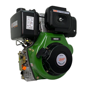 Motor Diésel Ecomax MD519QE-L 15HP 3600RPM Arranque Eléctrico Eje Cuña 1”