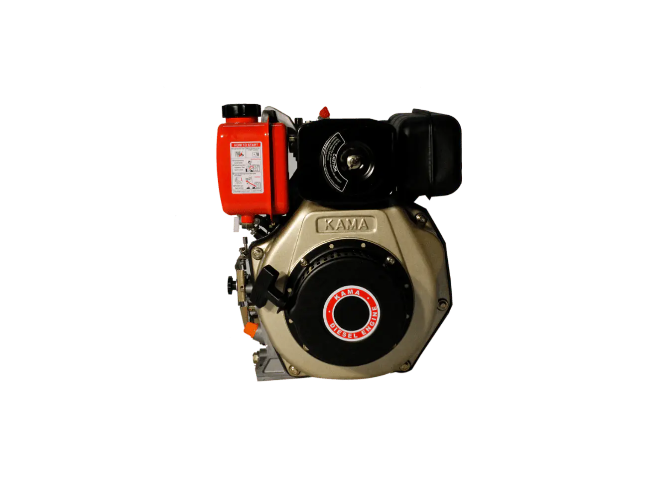 Motor Diésel Kama KM178F 6HP 3600RPM Eje Cuña 25mm Filtro Doble - Foto 1 | aztools.co