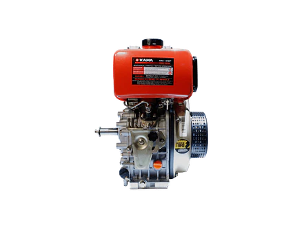 Motor Diésel Kama KM178FS 6HP 1800RPM Reductor Eje Cuña 25mm Filtro Doble - Foto 3 | aztools.co