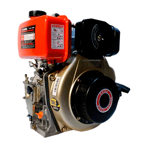 Motor Diésel Kama KM178FS 6HP 1800RPM Reductor Eje Cuña 25mm Filtro Doble