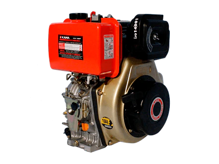 Motor Diésel Kama KM186FAPK 10HP 3600RPM Eje Cuña-Rosca 1” Filtro Doble - Foto 4 | aztools.co