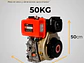 Motor Diésel Kama KM186FAPK 10HP 3600RPM Eje Cuña-Rosca 1” Filtro Doble - Miniatura 7 | aztools.co