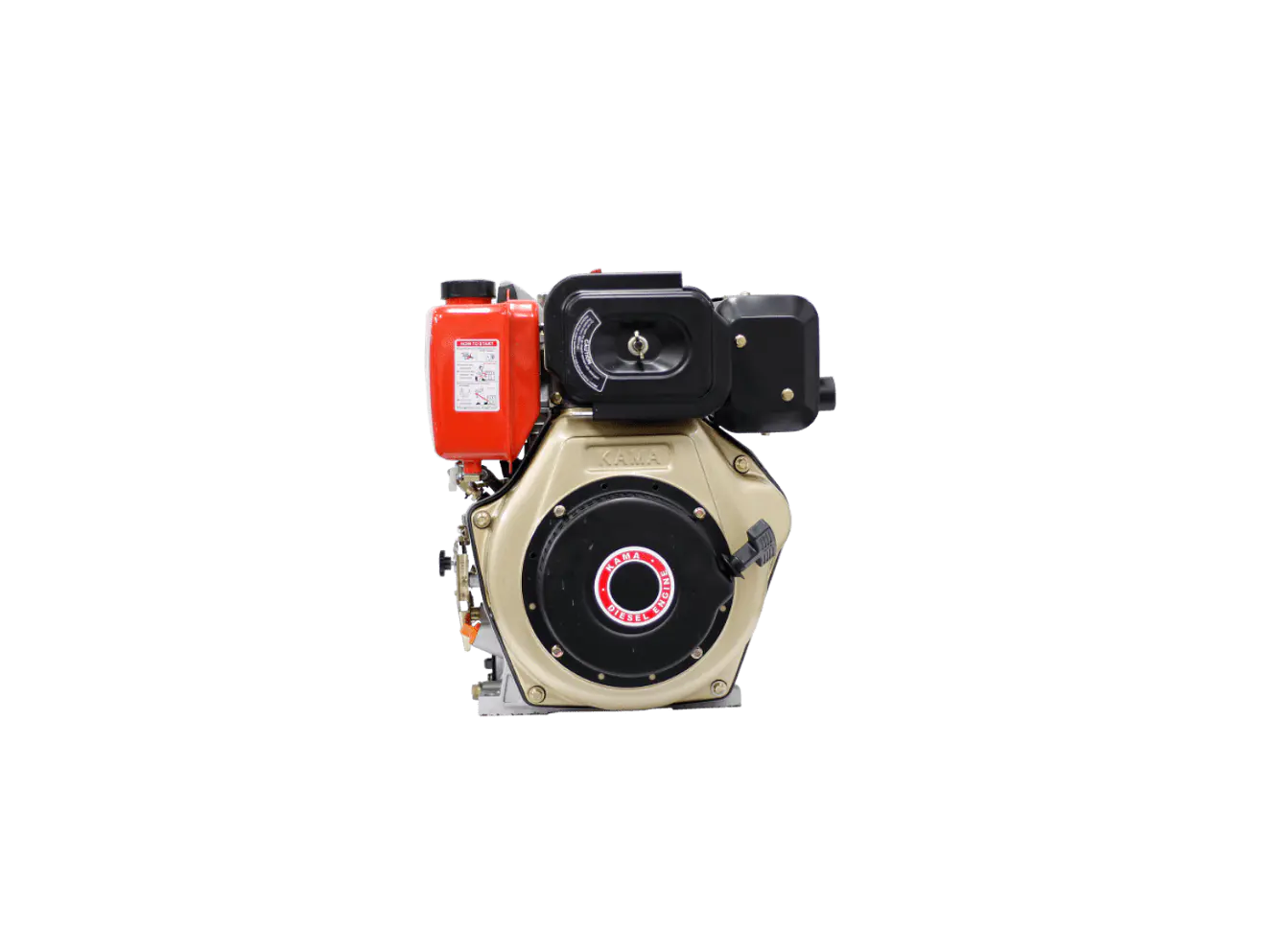 Motor Diésel Kama KM186FS 9.5HP 1800RPM Reductor Eje Cuña 30mm Filtro Doble - Foto 1 | aztools.co
