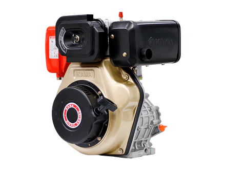 Motor Diésel Kama KM186FS 9.5HP 1800RPM Reductor Eje Cuña 30mm Filtro Doble - Foto 2 | aztools.co