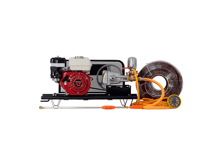 Motofumigadora Enermax 160-ES30 Motor Honda GX160 5.5HP Bomba 28LPM 500PSI - Foto 1 | aztools.co