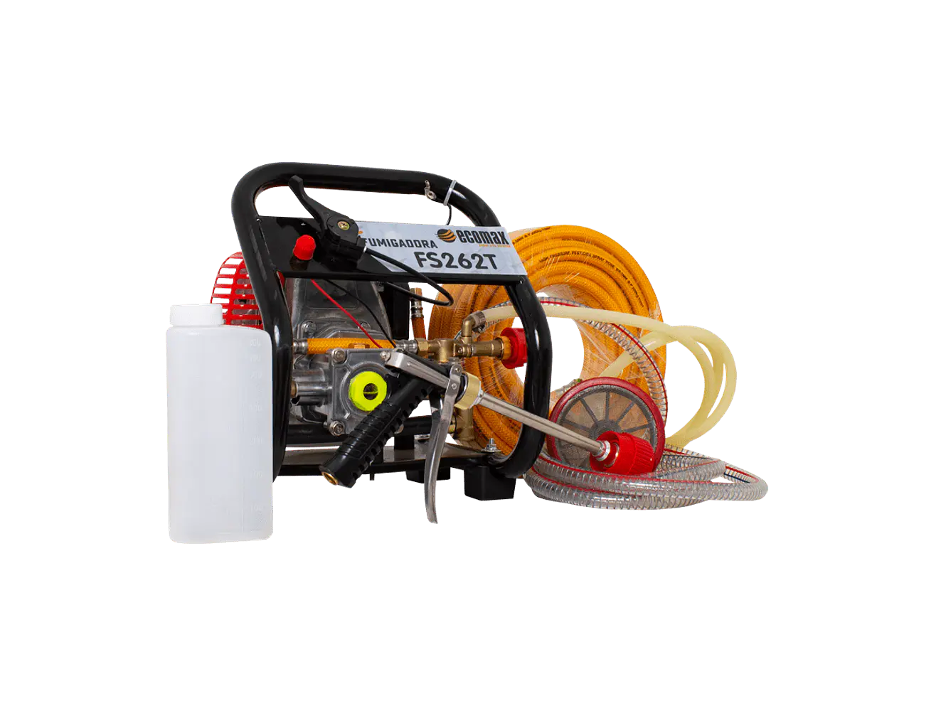 Fumigadora de Espalda Ecomax FS262T Motor 2T 26cc Presión 355PSI Caudal 8LPM - Foto 2 | aztools.co
