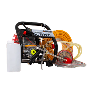 Fumigadora de Espalda Ecomax FS262T Motor 2T 26cc Presión 355PSI Caudal 8LPM