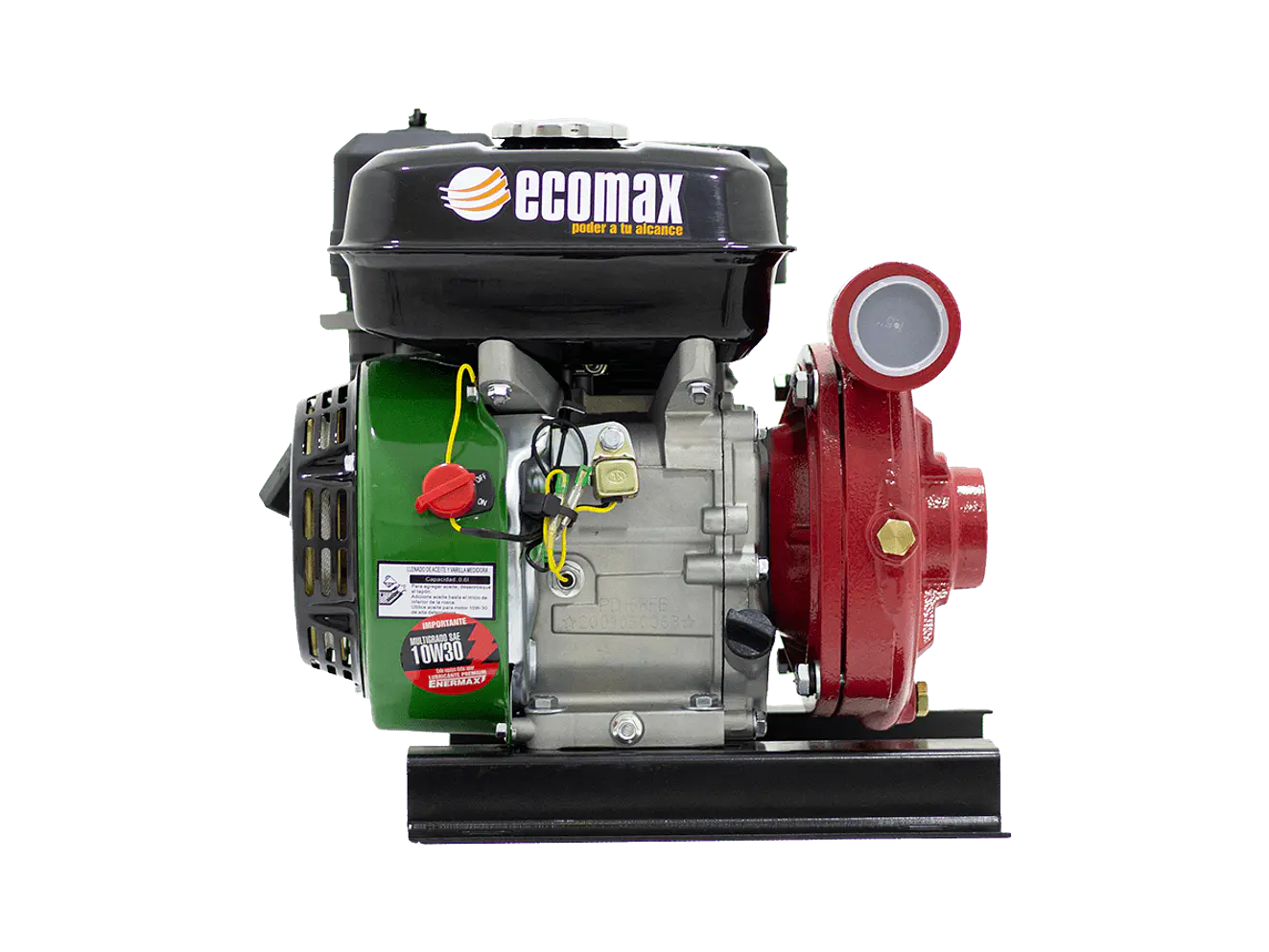 Motobomba Alta Presión Ecomax ME200-1.5HY-R Motor 6.5HP 70m 300LPM - Foto 3 | aztools.co